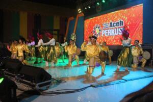 Kemeriahan Aceh Perkusi 2022 di Taman Bustanussalatin Kota Banda Aceh