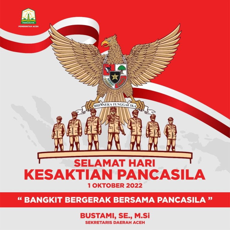 Sekda Aceh Mengucapkan Selamat Kesaktian Pancasila 1